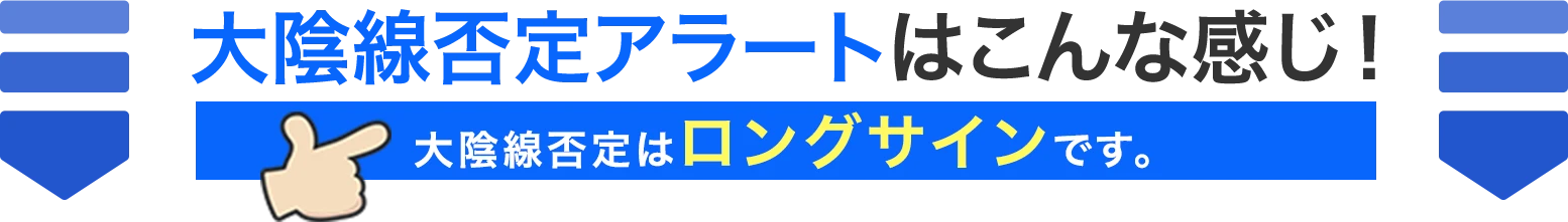 大陰線否定アラートはこんな感じ!